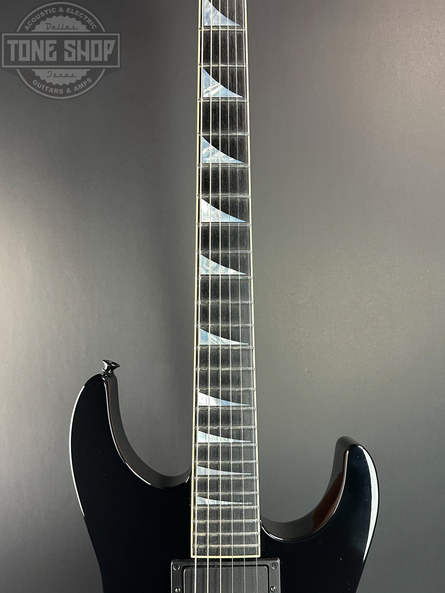 Fretboard of Used Jackson DK1 Black.