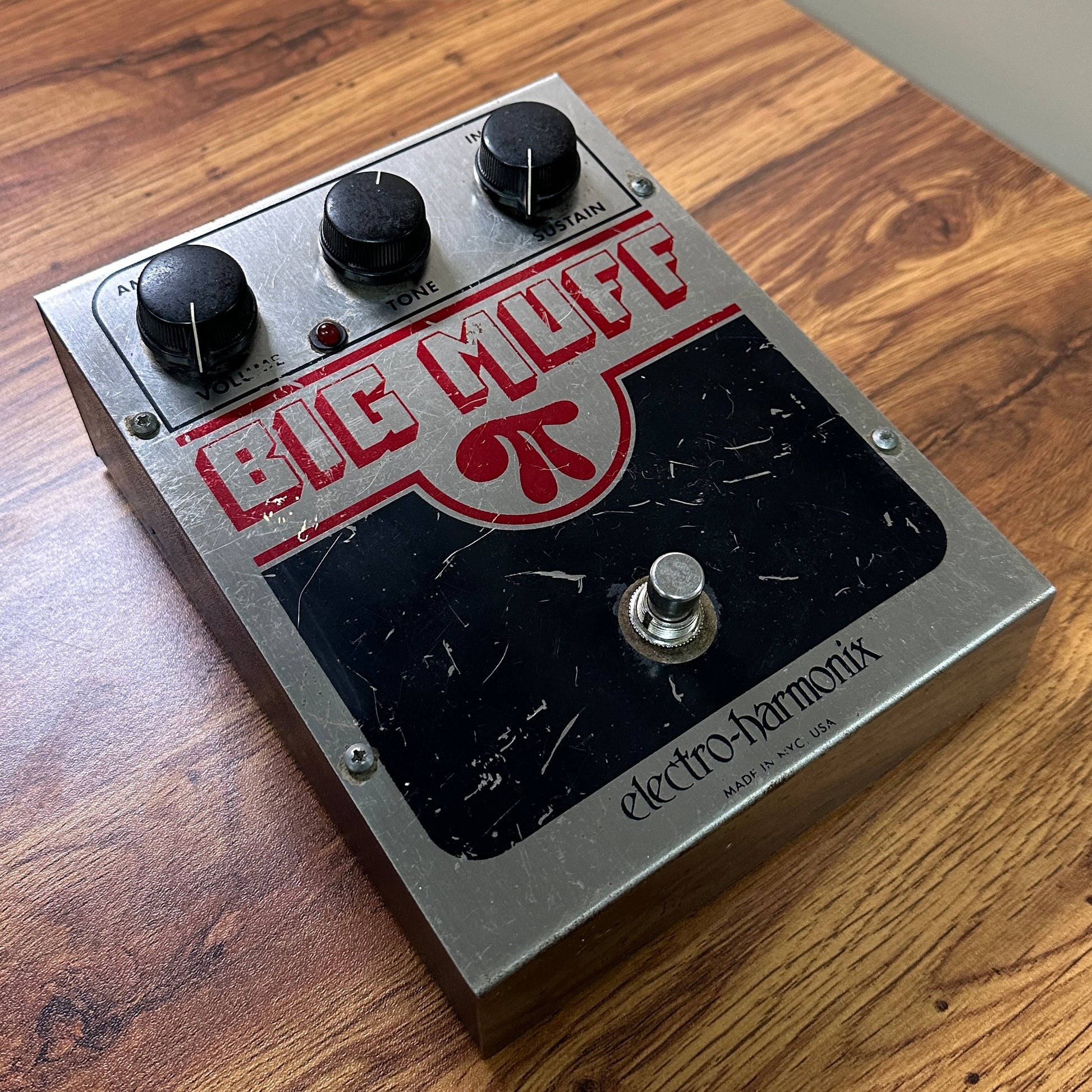 Top of Used Electro-Harmonix Big Muff.