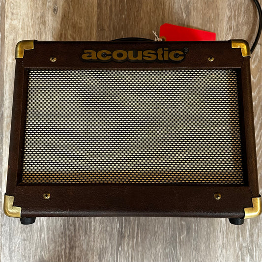 Front view of Used Acoustic A15 15 Watt 1x6 Acoustic Guitar Combo Amp 