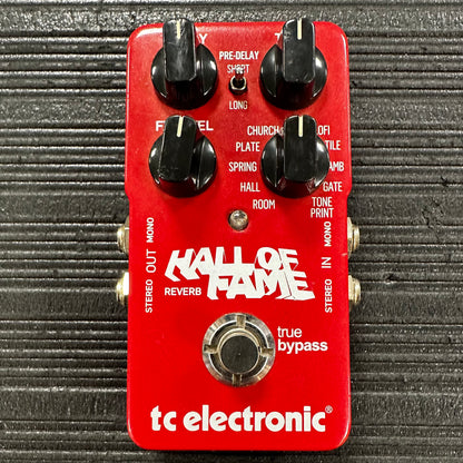 TOp view of Used TC Electronics Hall Of Fame Reverb Pedal V1 