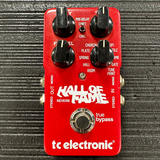 TOp view of Used TC Electronics Hall Of Fame Reverb Pedal V1 