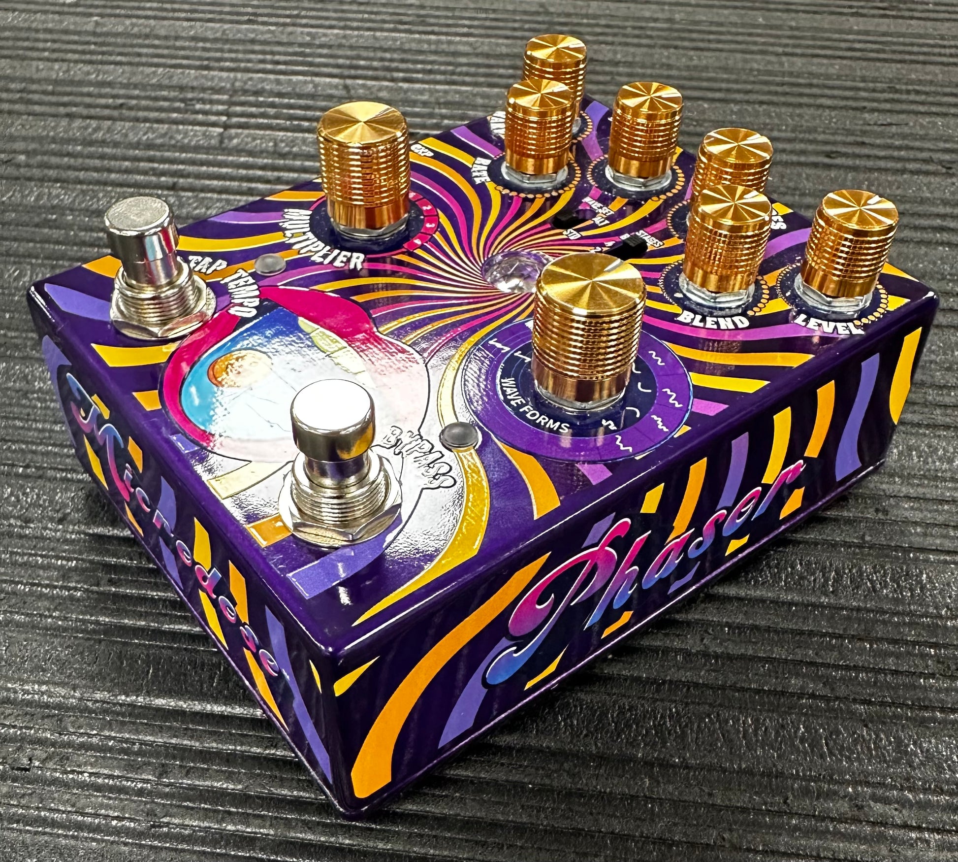 Side view of Used All-Pedal Microdose Phaser Pedal 