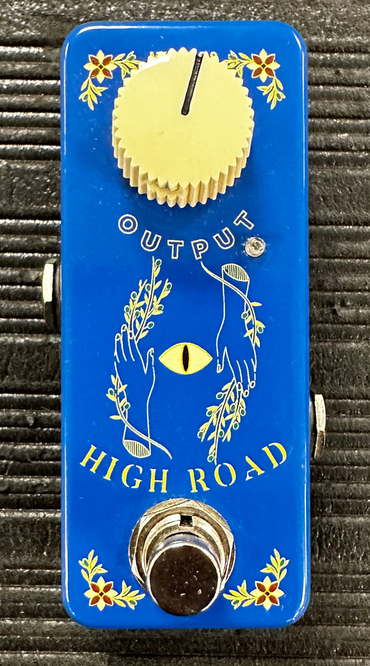 Top view of Used 2021 Mythos Pedals High Road Limited Edition Silicon Fuzz Pedal w/box