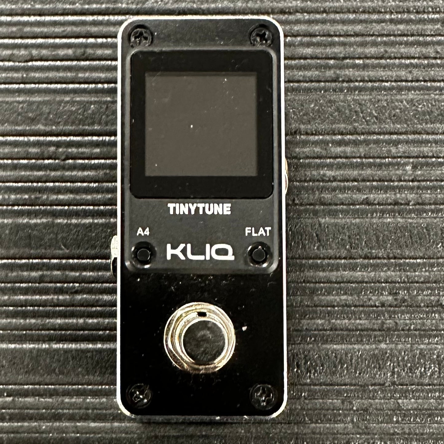 Top  view of Used Kliq Tiny Tune Tuner Pedal 