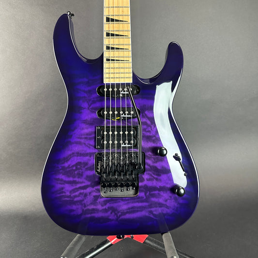 Front of Used Jackson JS34Q DKA-M Purple.