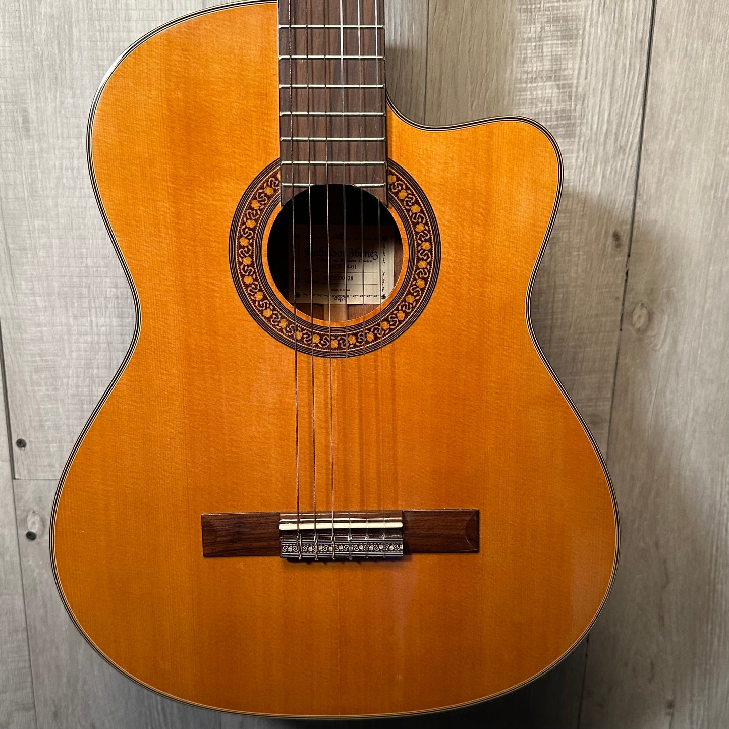 Front of Used Ibanez GA6CE Acoustic/Electric Classical TSS3466