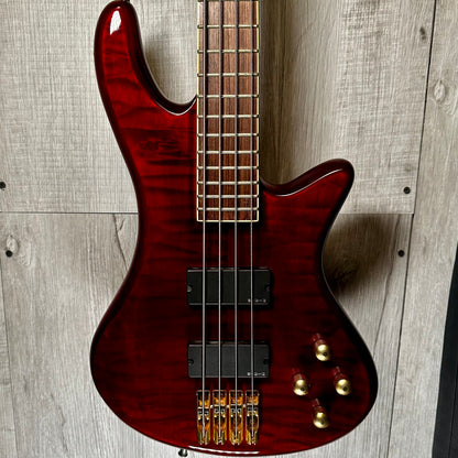 Front of Used Schecter Diamond Elite 4 Bass TSS2648.