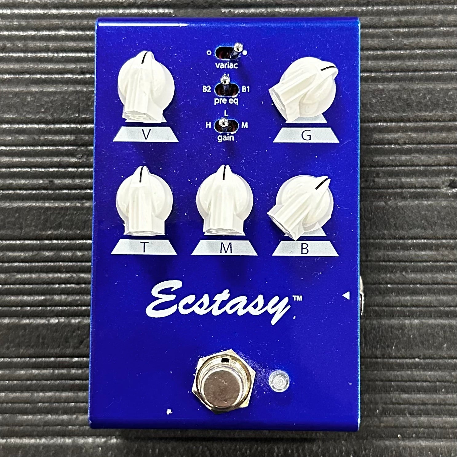 Top of Used Bogner Ecstasy Blue Mini Overdrive Pedal TSS3500