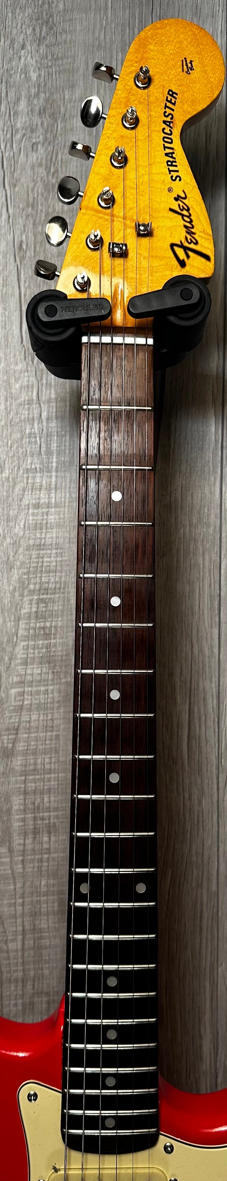 Neck view of Used S-Type Guitar Reissue Style w/Case 