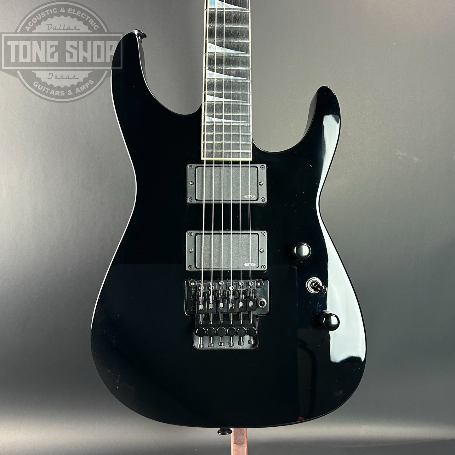 Front of Used Jackson DK1 Black.