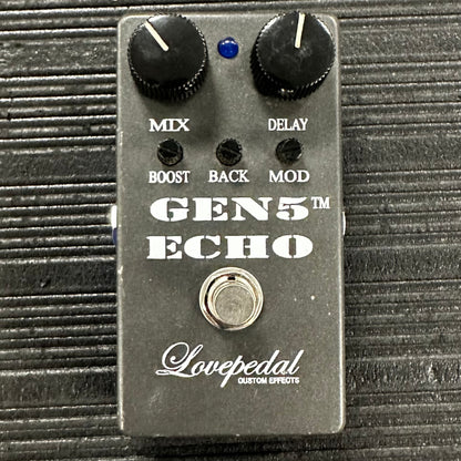 Top view of Used Lovepedal Gen 5 Echo Delay Pedal 