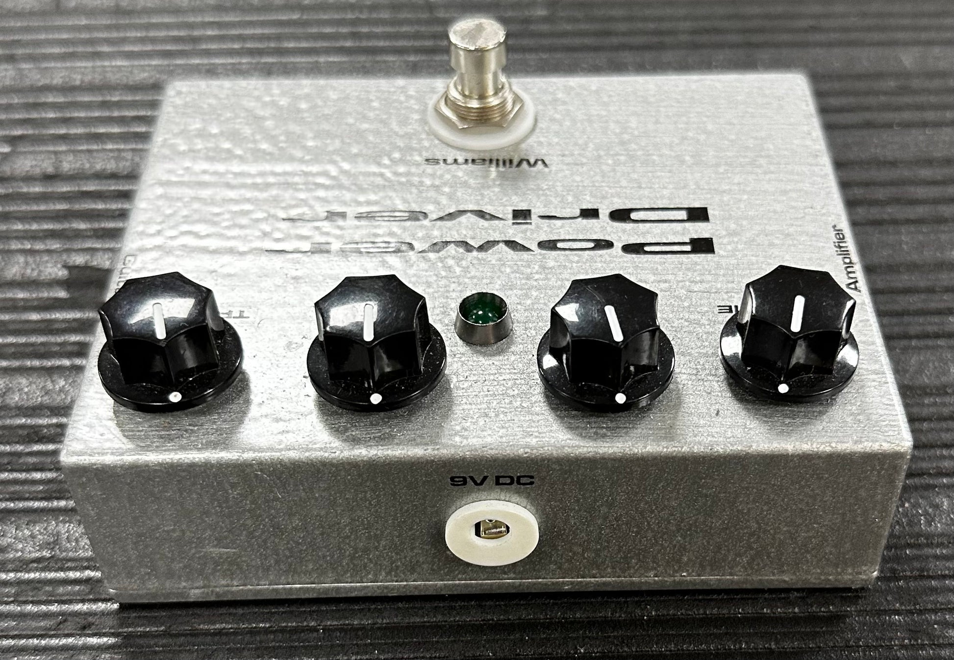 Back of Used Williams Power Driver Overdrive/Fuzz Pedal TSS3358