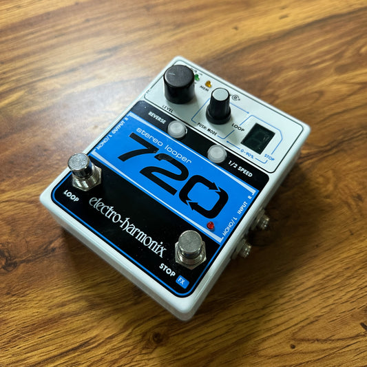 Top of Used Electro-Harmonix 720 Looper.