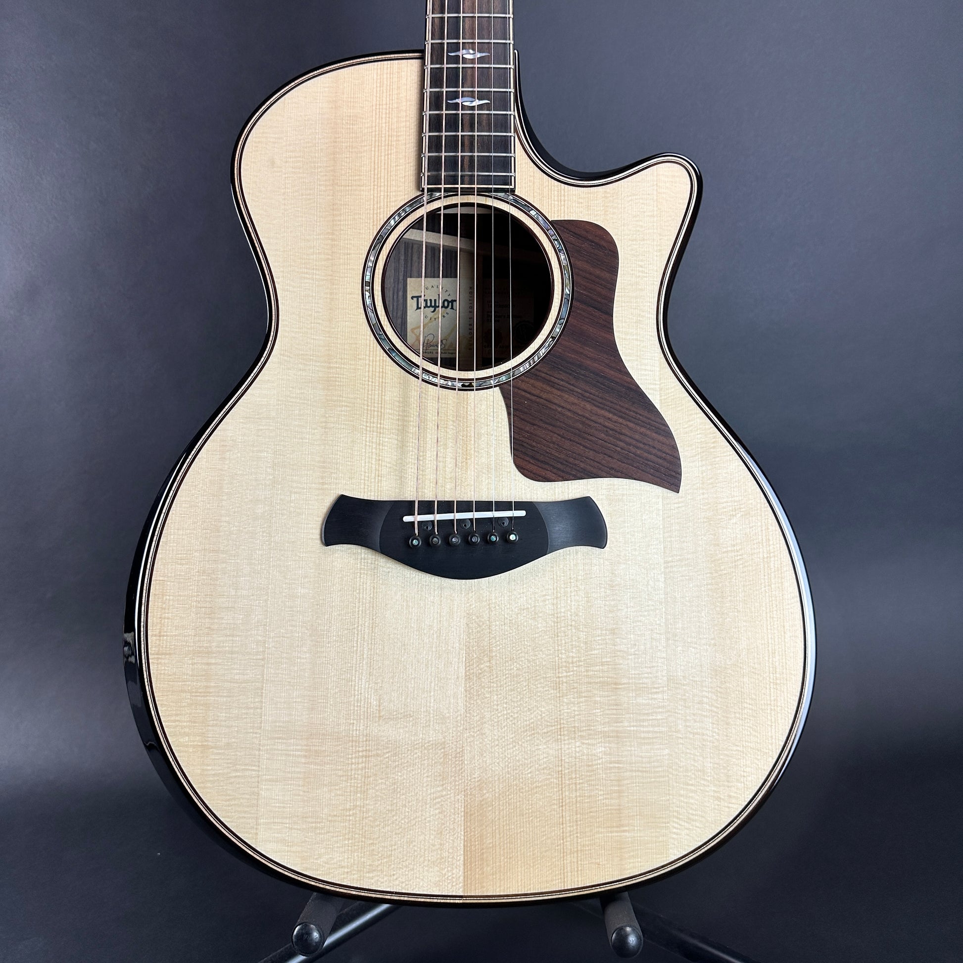 Front of Used Taylor 814ce Builder's Edition.