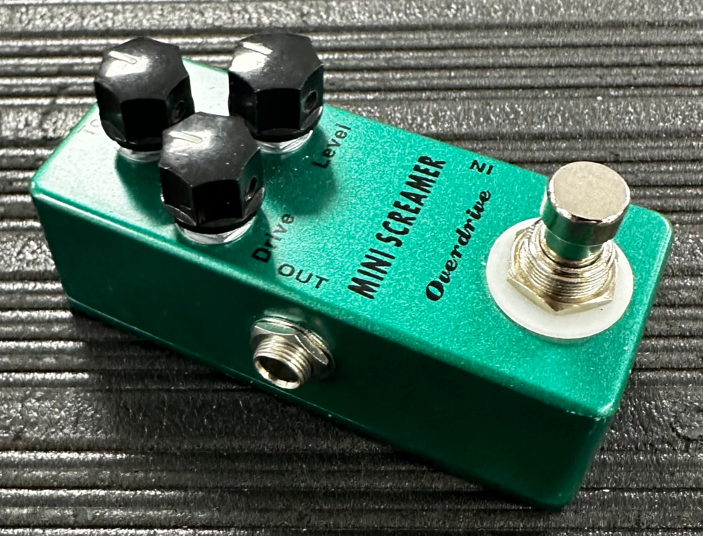 Side of Used Mosky Mini Screamer Overdrive Pedal TSS3448