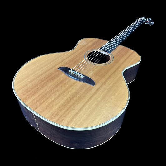 Front angle of Used Alvarez Yairi YB-1 Baritone.