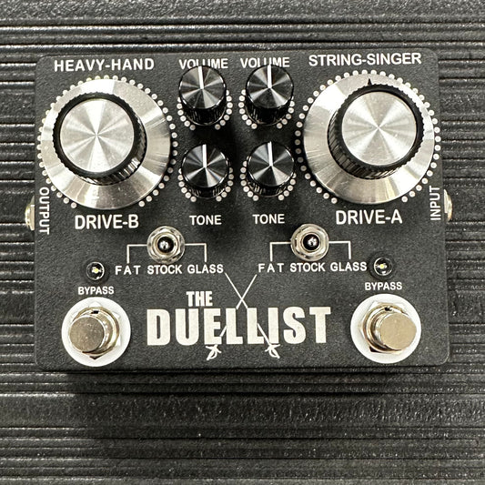 Top view of Used Kingtone The Duellist Dual Overdrive Pedal