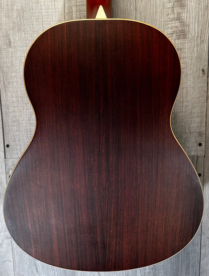 Back of Used 2003 Larrivee L-03R Acoustic w/case TSS3470