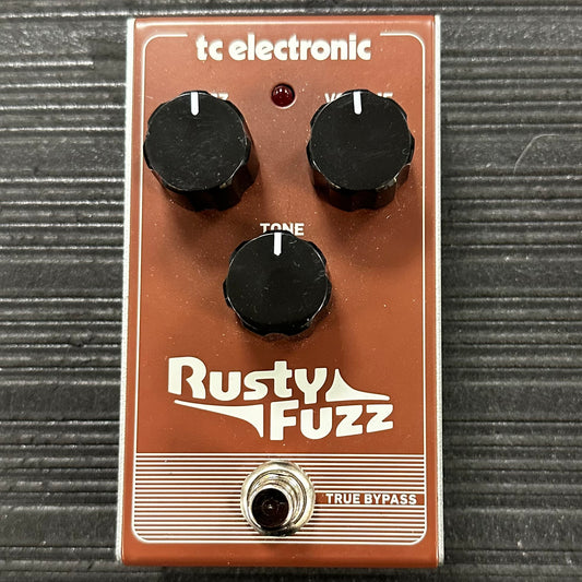 Top of Used TC Electronic Rusty Fuzz Pedal TSS3497