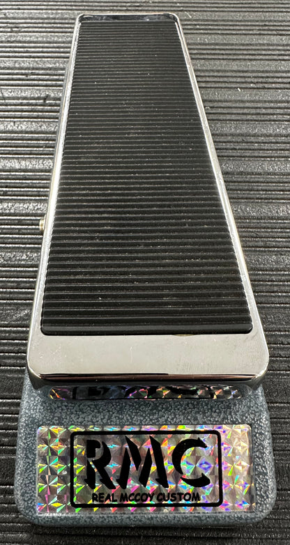 Back view of RMC Real McCoy Custom RMC4 Picture Wah by Geoffrey Teese