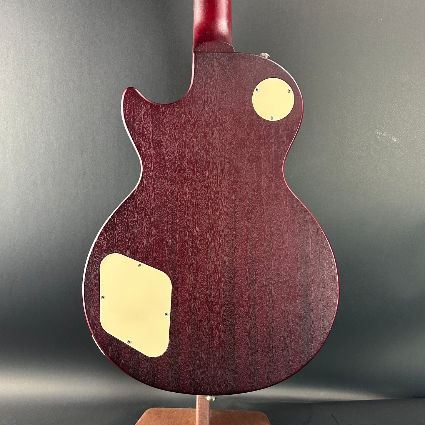 Back of Used Epiphone Les Paul Trad Pro IV Wine.