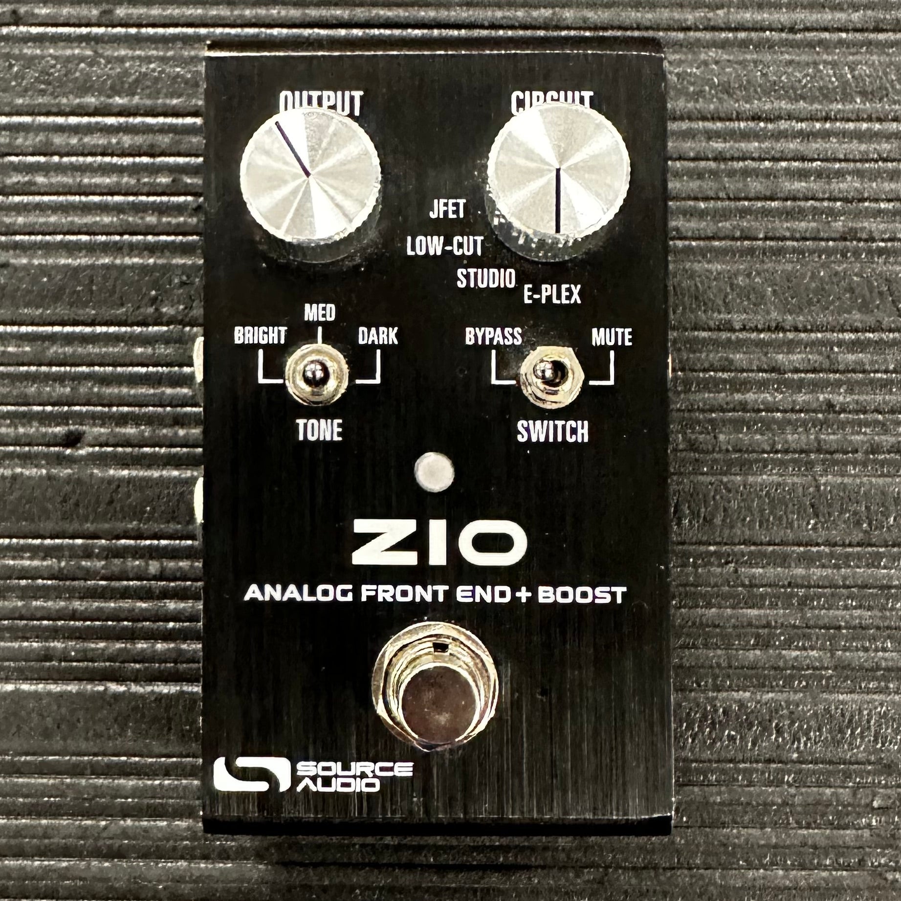 Top view of Used Source Audio Zio Analog Front End + Boost Pedal 