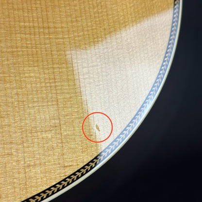 Small dent on Used 2020 Martin HD28.