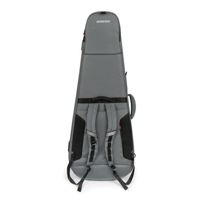 Back of Gator G-ICON 335 Guitar Bag Gray.