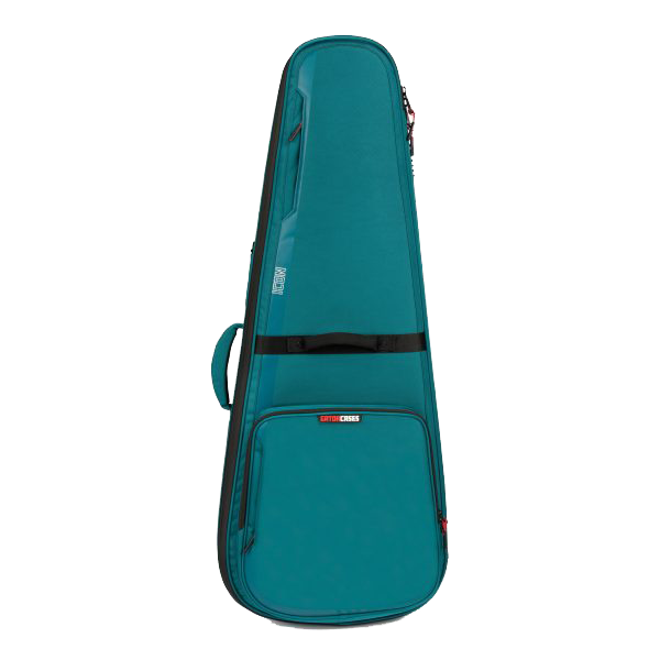 Front of Gator G-ICON 335 Guitar Bag Blue.