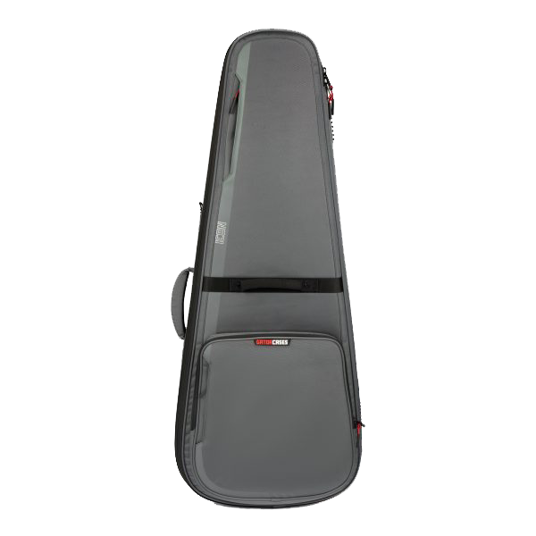 Front of Gator G-ICON 335 Guitar Bag Gray.