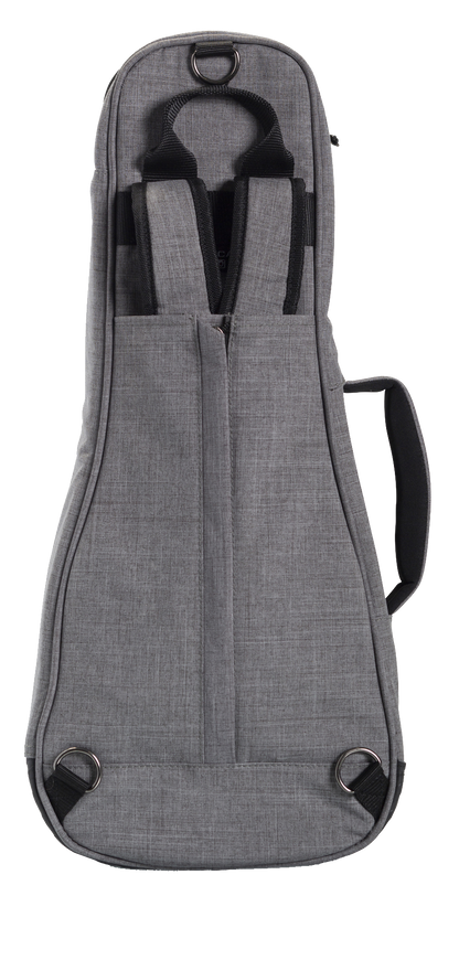 Back side of Gator GT-UKE-SOP-GRY Transit Bag Soprano Uke Grey.