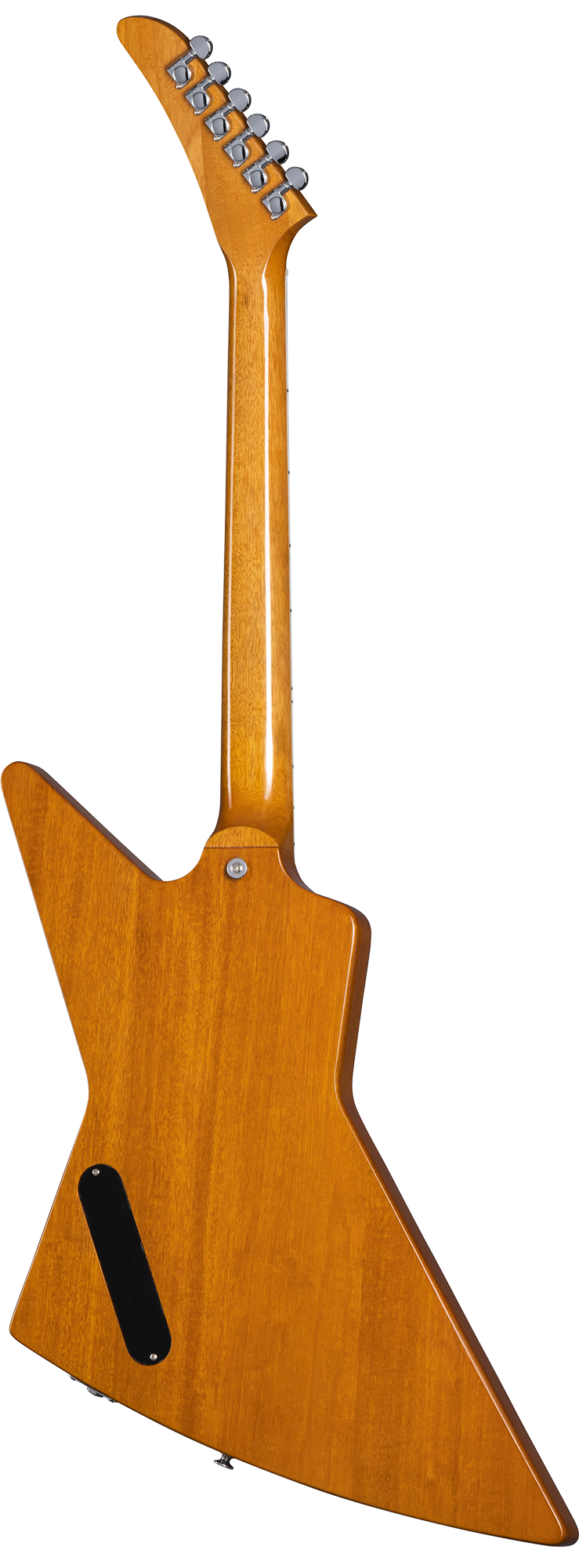 Back of Gibson 70s Explorer Antique Natural.