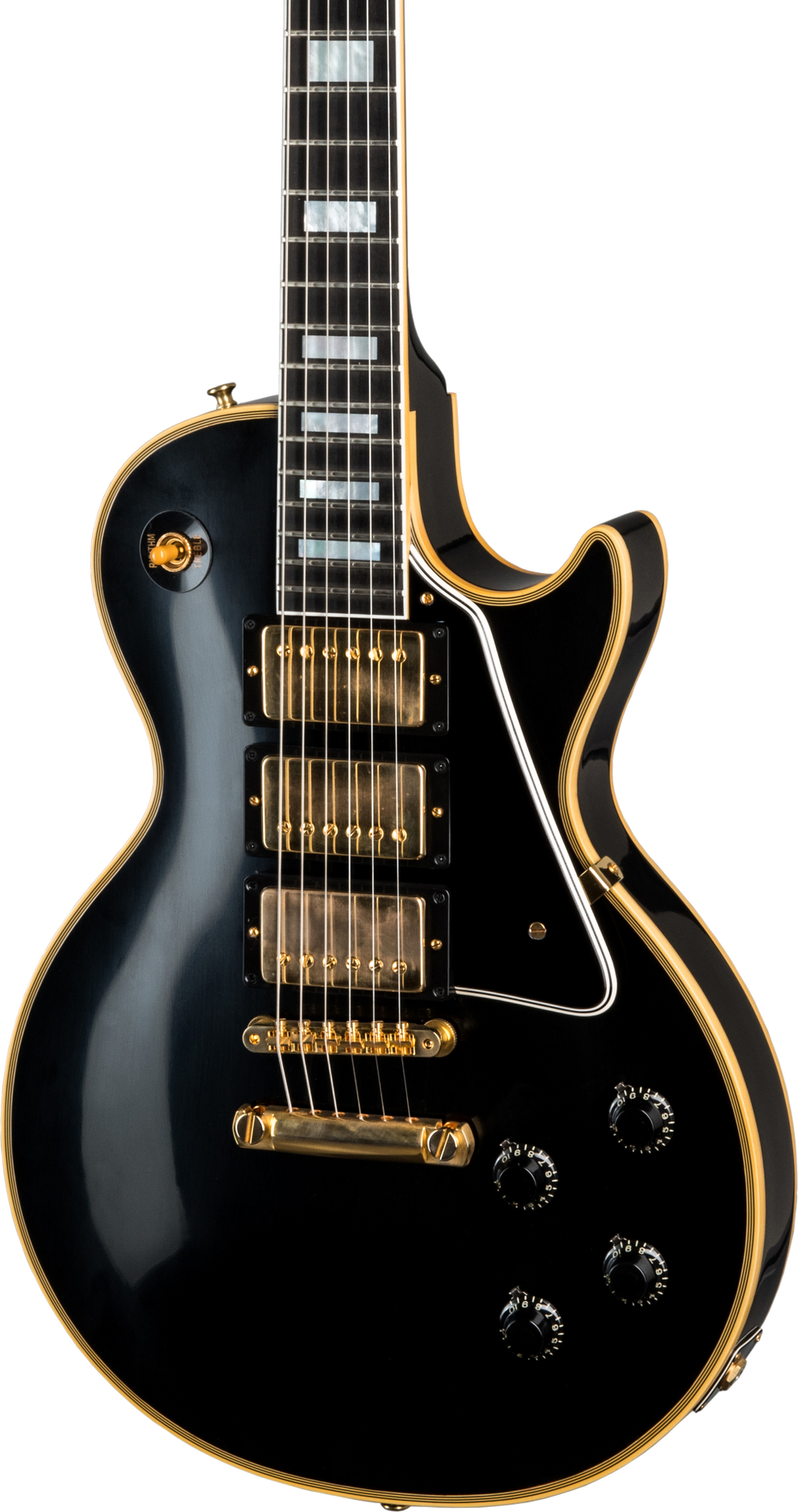 Gibson Custom Shop 1957 Les Paul Custom Reissue Ebony 3-Pickup VOS w/c ...