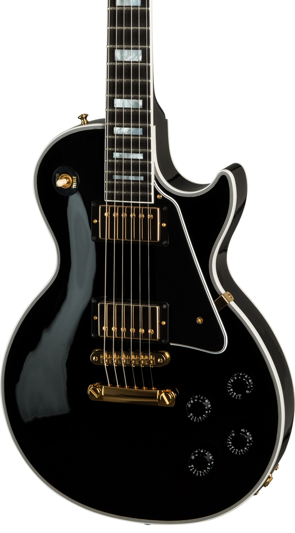 Gibson Custom Shop Les Paul Custom Ebony w/Ebony Fingerboard w/case ...