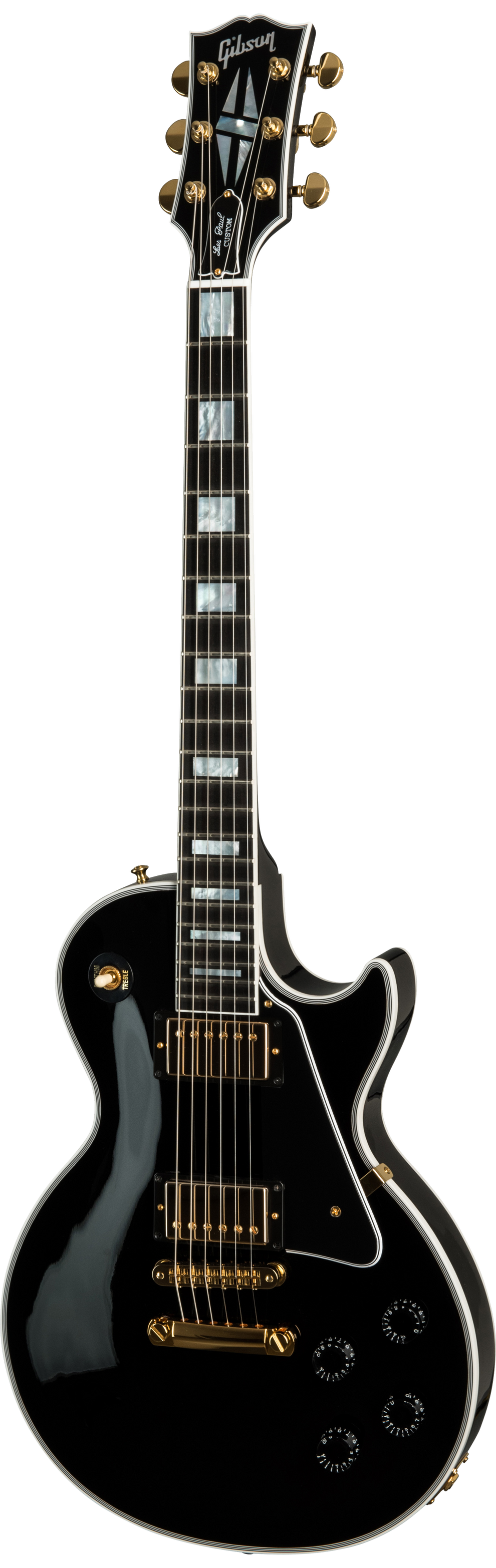 Gibson Custom Shop Les Paul Custom Ebony w/Ebony Fingerboard w/case ...