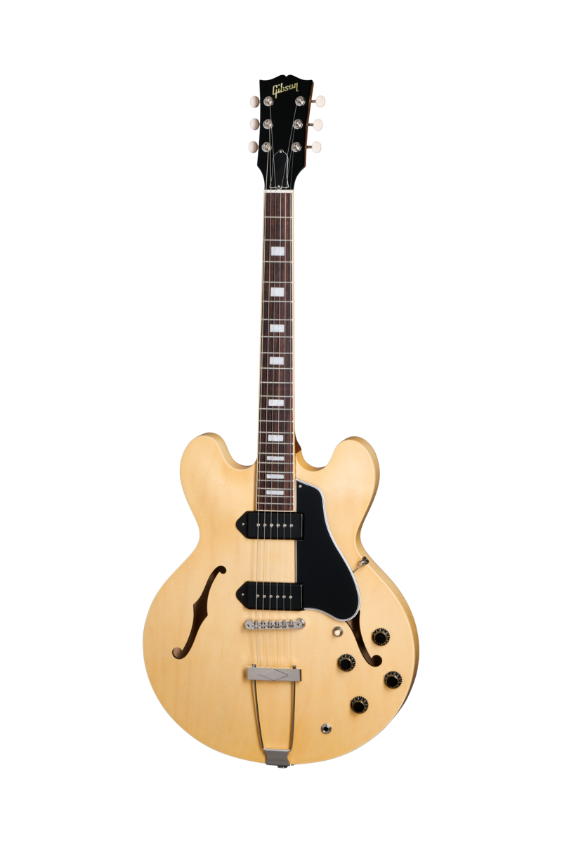 Full frontal of Gibson USA ES-330 Antique Natural.