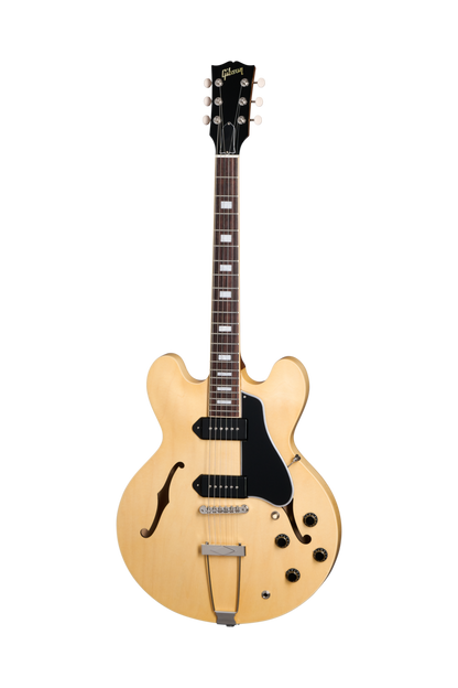 Full frontal of Gibson USA ES-330 Antique Natural.