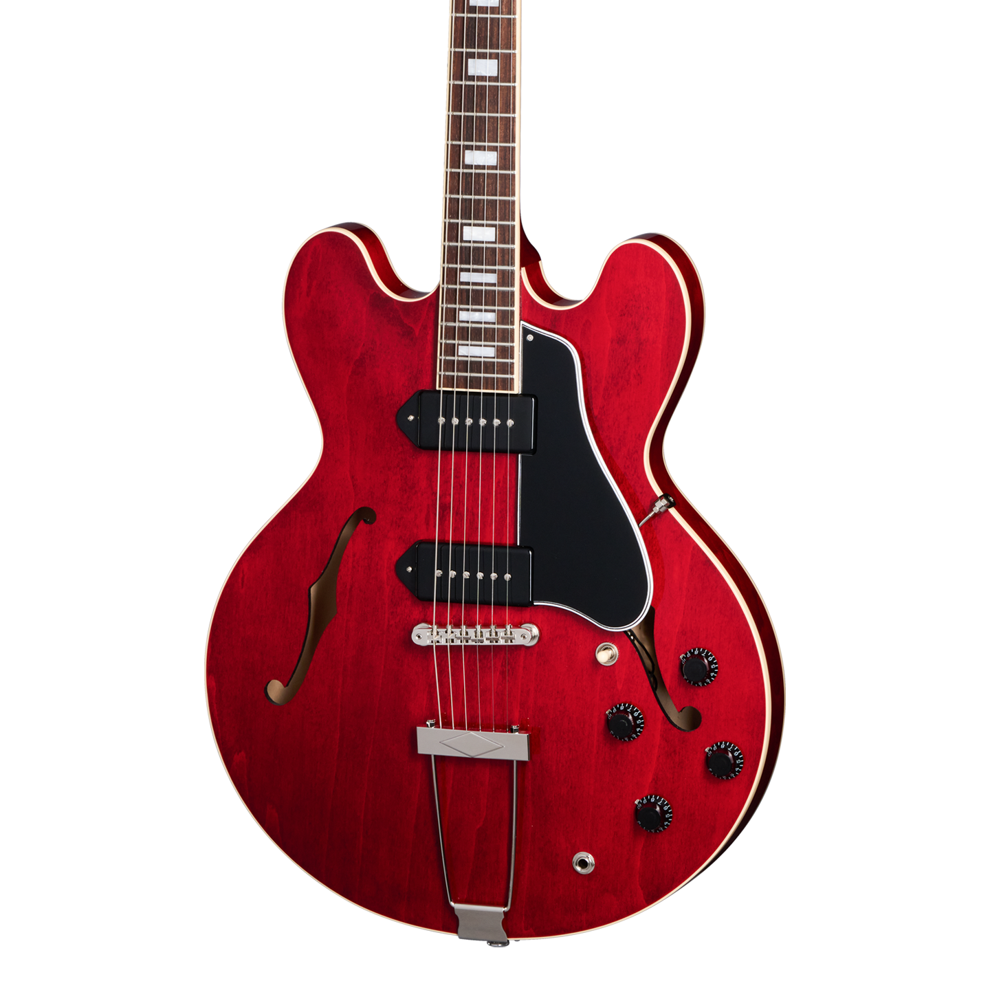 Front of Gibson USA ES-330 Sixties Cherry.