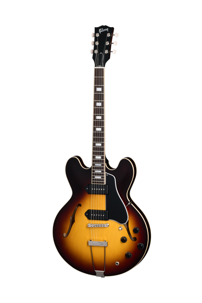 Full frontal of Gibson USA ES-330 Tobacco Sunburst.