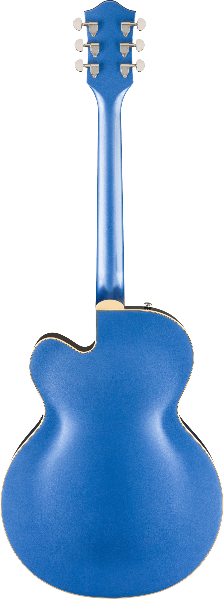 Back of Gretsch G2420T Streamliner Hollowbody w/bigsby Fiarlane Blue.