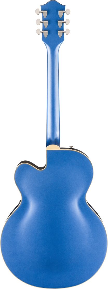 Back of Gretsch G2420T Streamliner Hollowbody w/bigsby Fiarlane Blue.