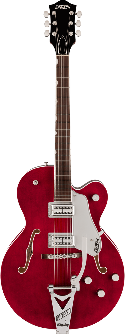 Full frontal of Gretsch Professional Tennessean Hollowbody Deep Cherry.