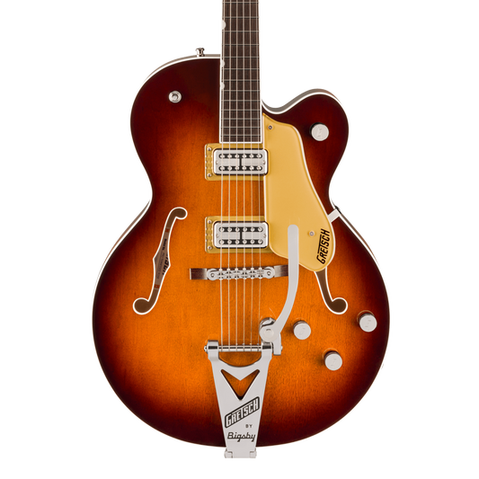 Front of Gretsch Professional Tennessean Hollowbody Havana Burst.