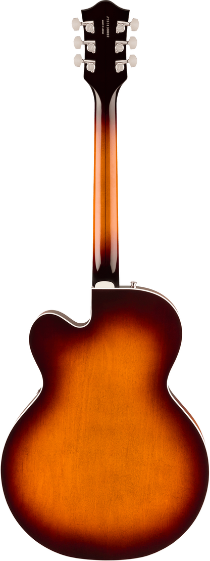 Back of Gretsch Professional Tennessean Hollowbody Havana Burst.