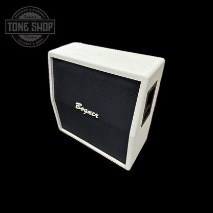 Front of Used Bogner 4x12 Cabinet White.