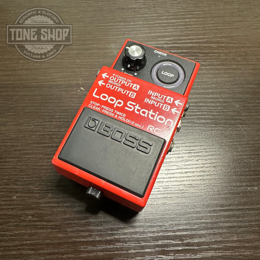 Top of Used Boss RC-1 Looper.