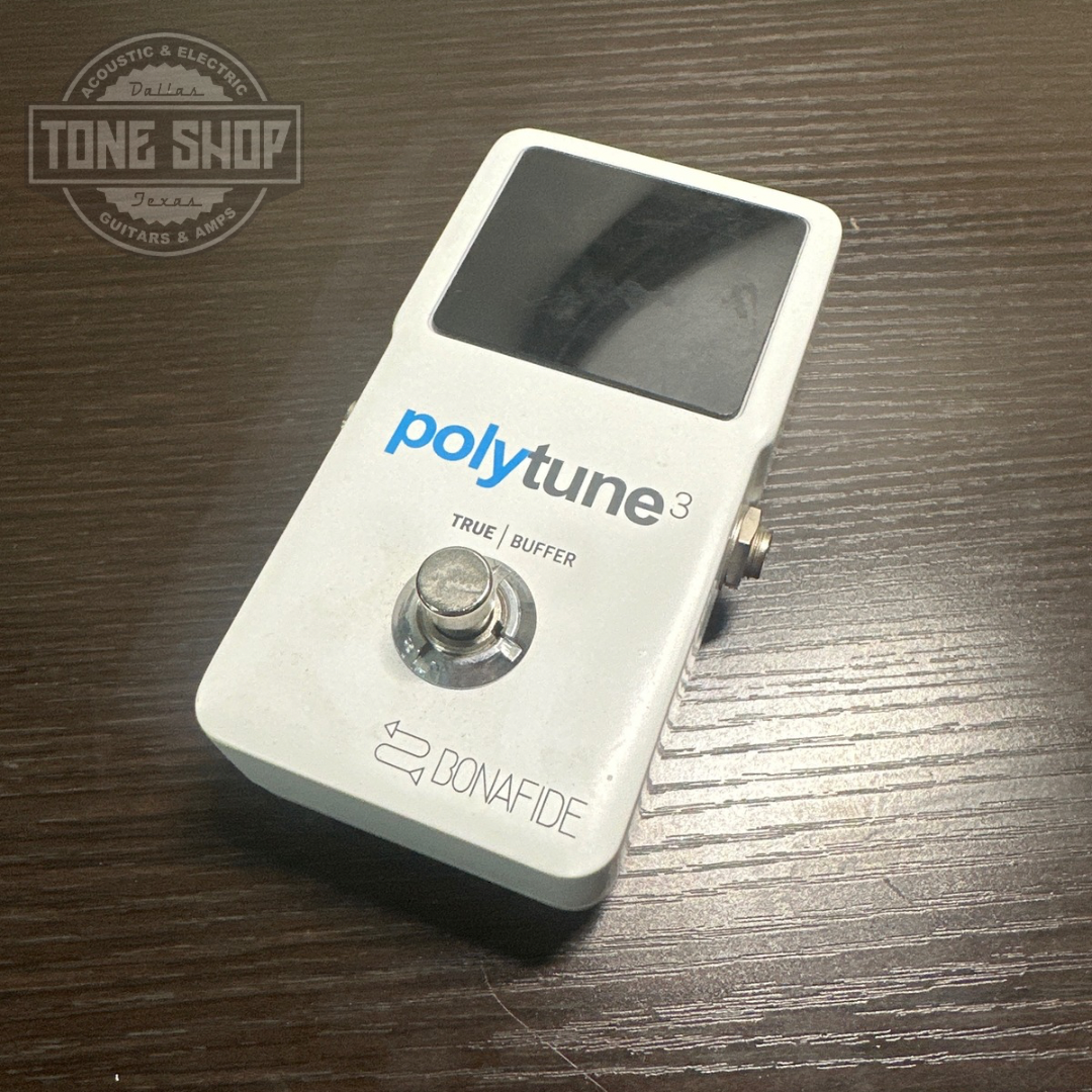 Top of Used TC Electronic Polytune 3 Tuner Pedal.