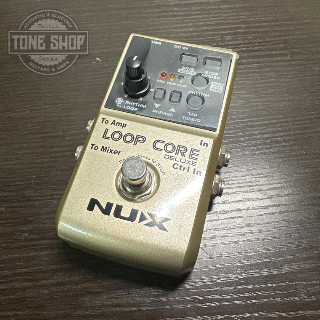 Top of Used NUX Loop Station Deluxe Looper.