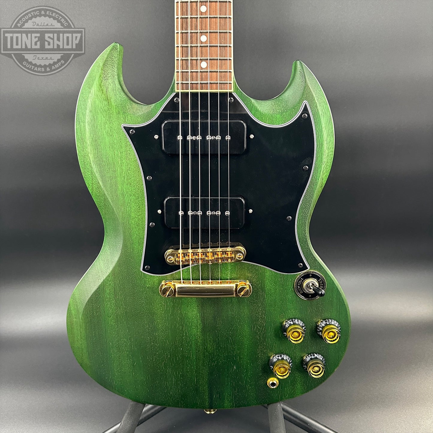 Front of Used Epiphone SG Classic P-90.