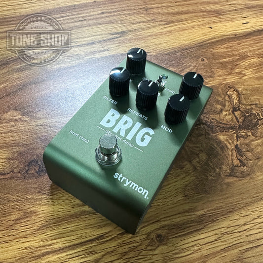 Top of Used Strymon Brig.